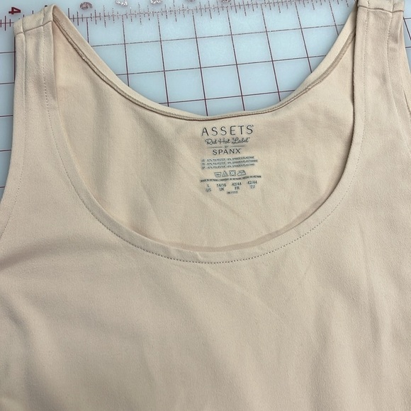 SPANX Assets Red Hot Label 4-Way Tank Shapewear Slip in Tan SZ L - Picture 8 of 13
